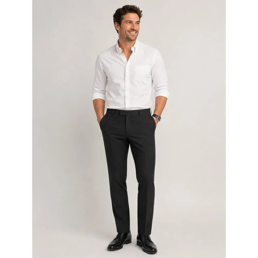 Banana Republic Men’s Slim Fit Black Textured Dress Pants - Size 32x30